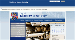 Desktop Screenshot of murrayky.gov