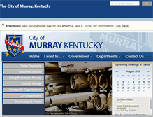 Tablet Screenshot of murrayky.gov